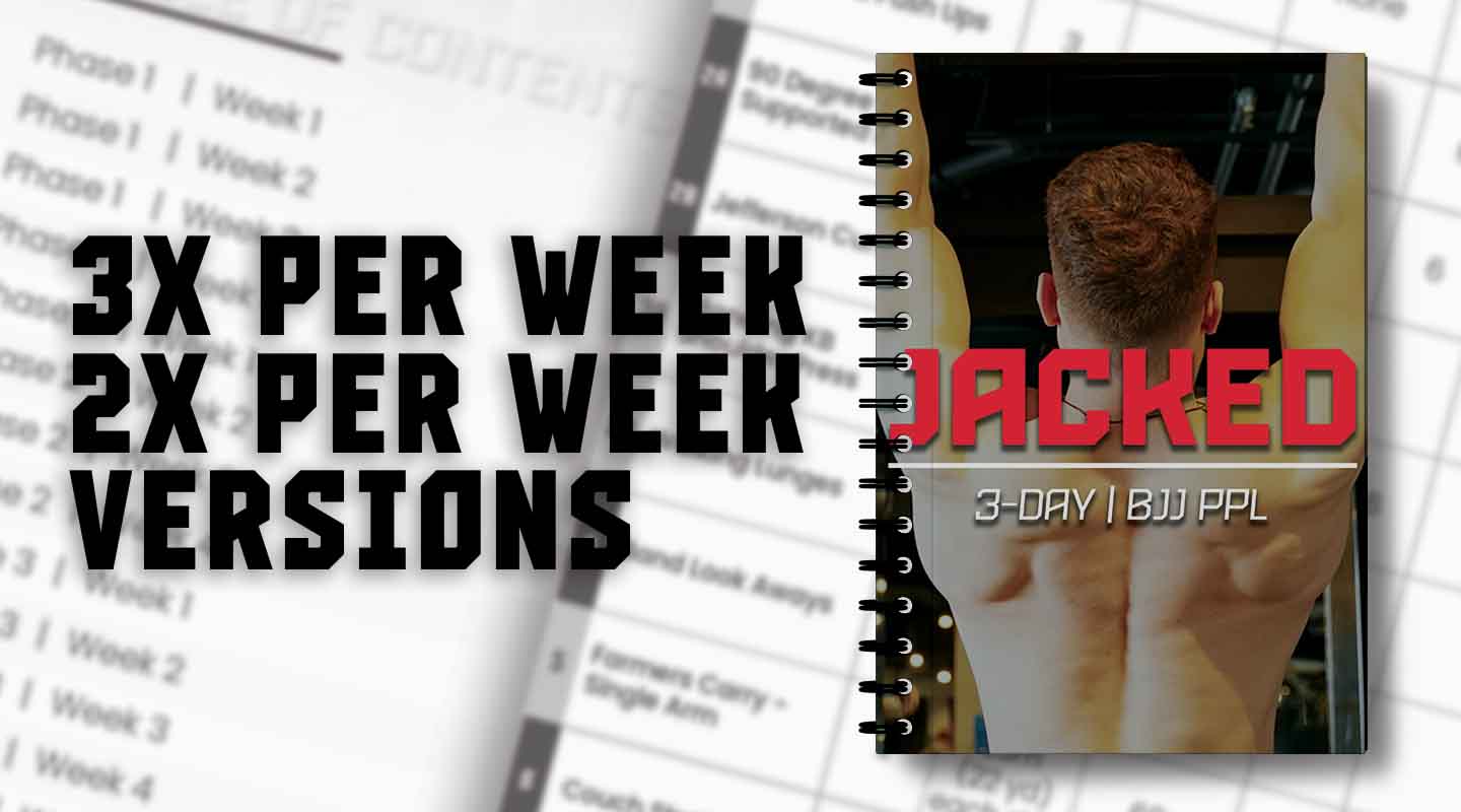 BJJ Jacked program book